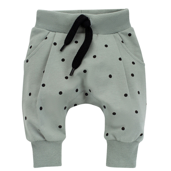 Tres Bien Pinokio Pumpy w groszki - mięta druk