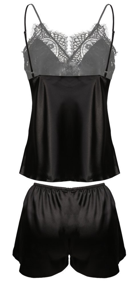 Beatrice Komplet piżama damska DKaren -czarny