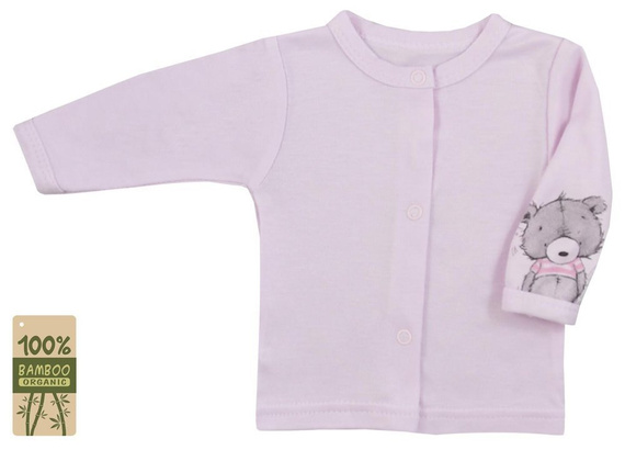 Kaftan  niemowlęcy "TOMMY BAMBUS" Koala - różowy