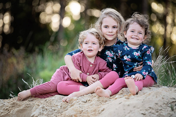 "Rose Bonica" Makoma Tunika dziewczęca kwiaty