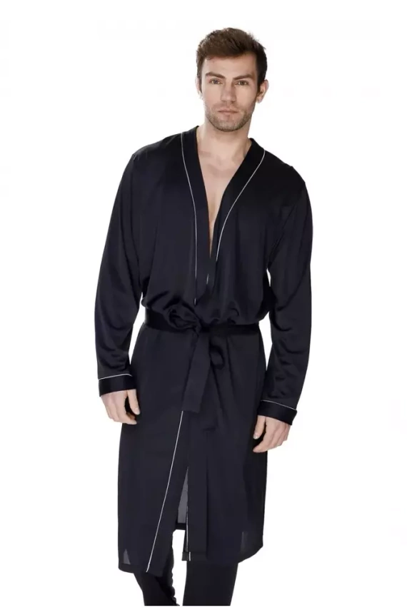 86468 Aleksander szlafrok męski James Bradley granatowy
