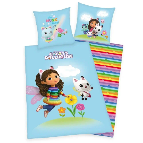 Koci domek Gabi Herding Pościel dziecięca bawełniana