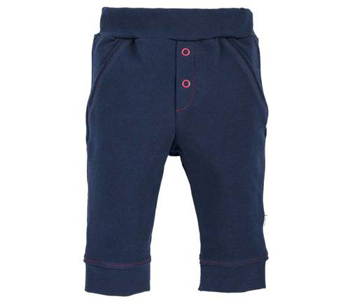 410/3G Spodnie W Gwiazdki Little Gentleman Marija - granatowy