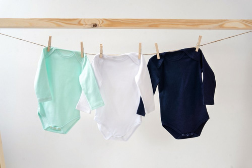 2012 Body długi rękaw dekolt lamowany Miracle - białe