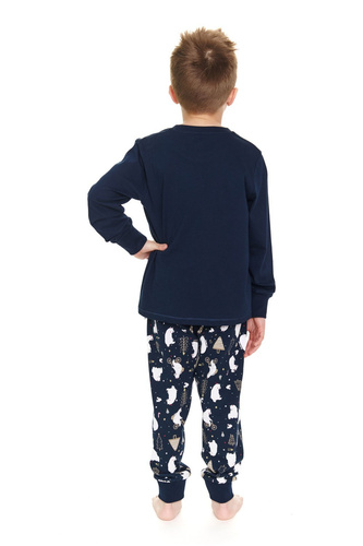Piżama dziecięca 5264 "Frozen" Unisex Doctor Nap - navy blue