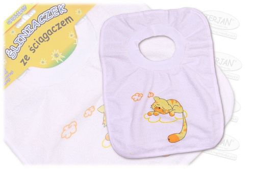 Śliniak ściągacz TERJAN biały