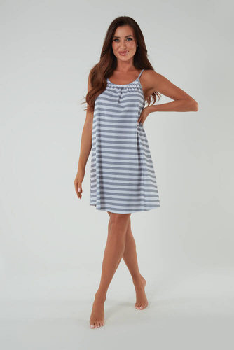 Bari koszula nocna, wąskie ramiączko Italian Fashion - druk  