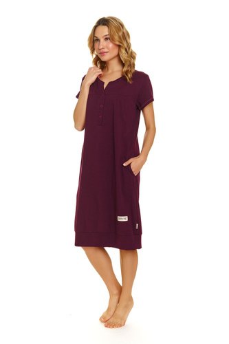 Koszula Nocna 4348 Doctor Nap - burgundy
