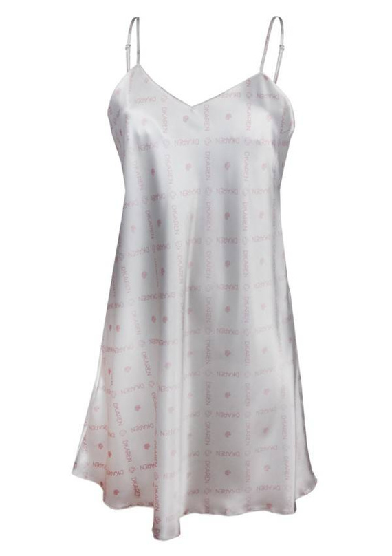 DK-HK Satynowa halka, wąskie ramiączko DKaren - biały 18