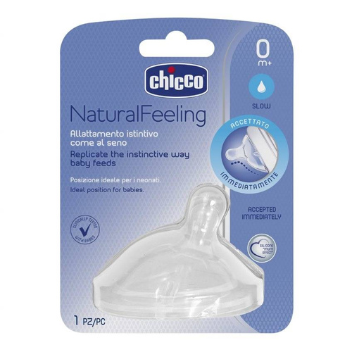 NaturalFeeling  Smoczek Na Butelke  0M+ Chicco