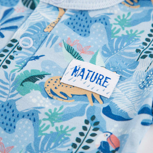 Nature Ewa Klucze Rampers chłopięcy - druk niebieski