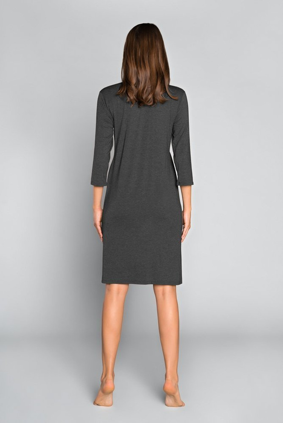 Sonata ciążowa i do karmienia 3/4 rękaw Italia Fashion - ciemny melanż/zielony