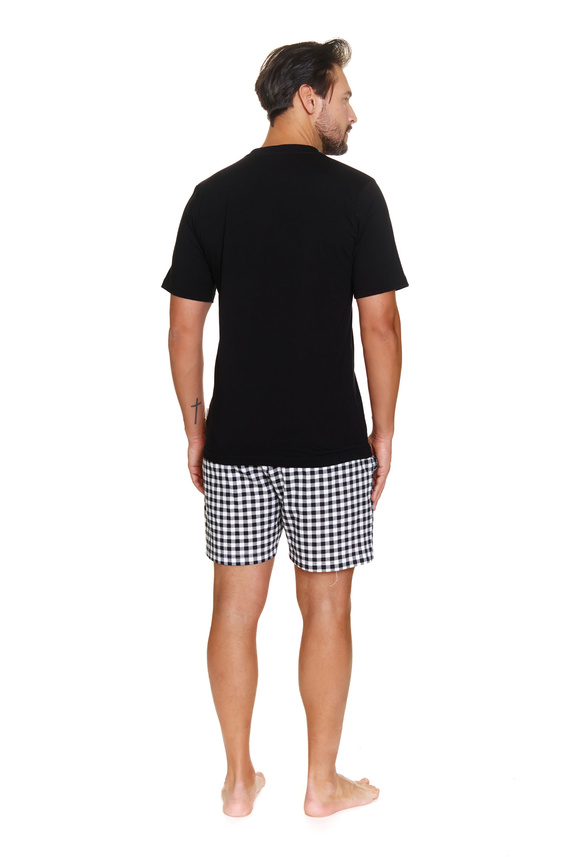 7214 Piżama Męska Doctor Nap - black