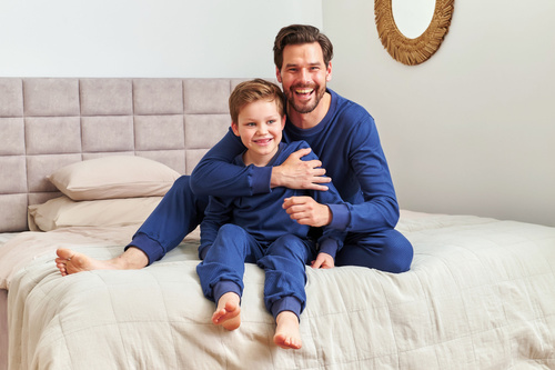 Piżama dziecięca 7351 Unisex Doctor Nap - navy blue