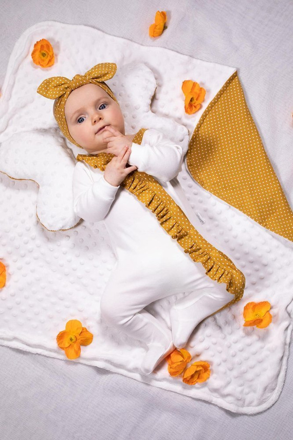 Opaska 176064 Michalina Nicol - musztardowy