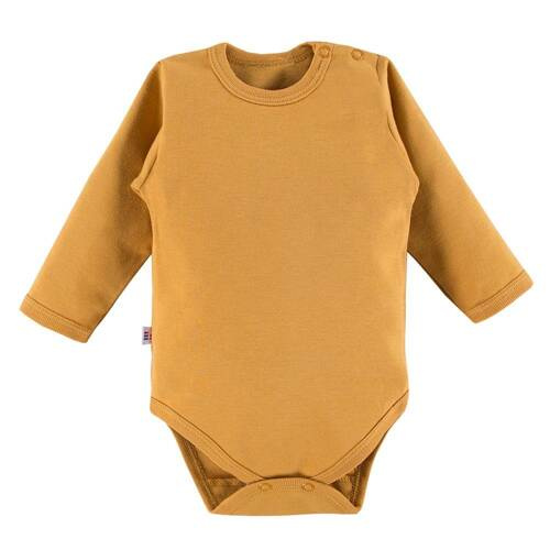 Run&Fun Eevi Body z długim rękawem- musztardowe