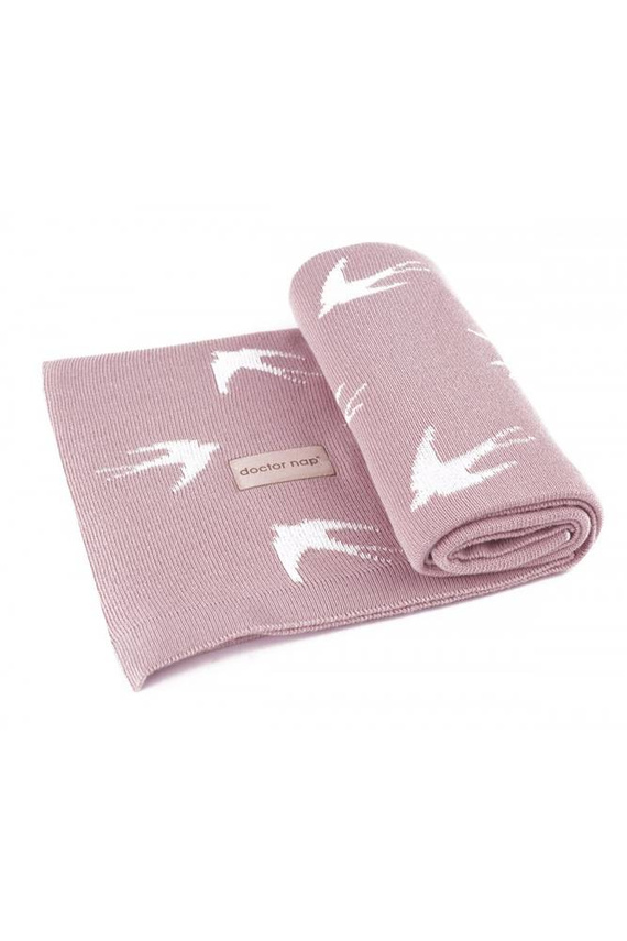 2108 Doctor Nap Kocyk bambusowy Swallow - rose