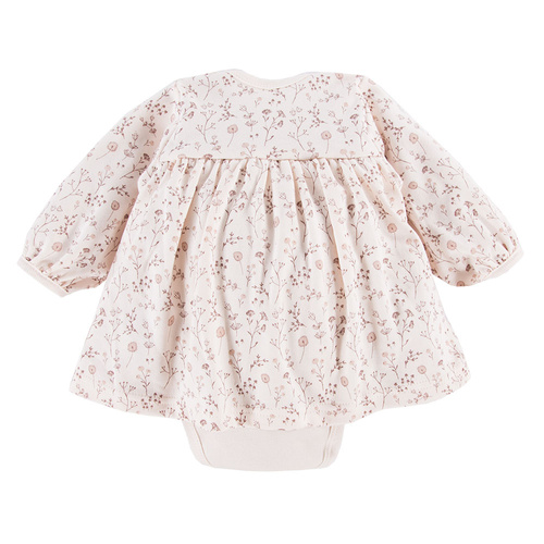 Bloom Eevi Tunika z długim rękawem - ecru druk