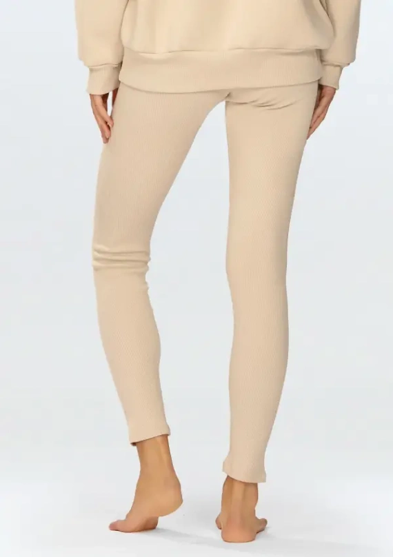 Oseye Legginsy długie DKaren - beżowy