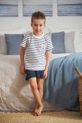 Piżama dziecięca 5352 Unisex Doctor Nap - marine