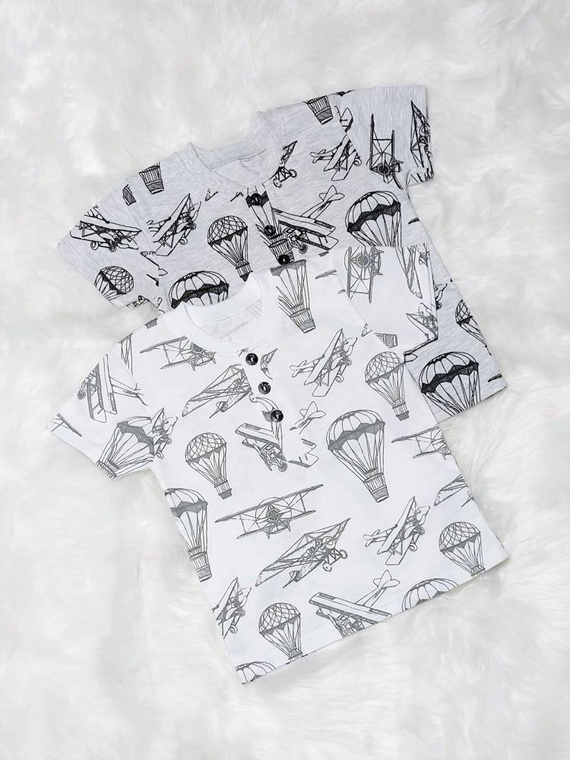 Aviator Bambarillo Koszulka dziecięca krótki rękaw biały