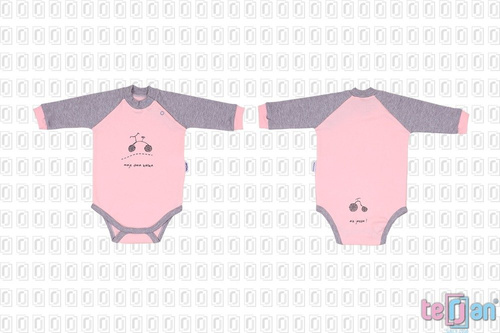 Body z długim rękawem "BIKE" ecru