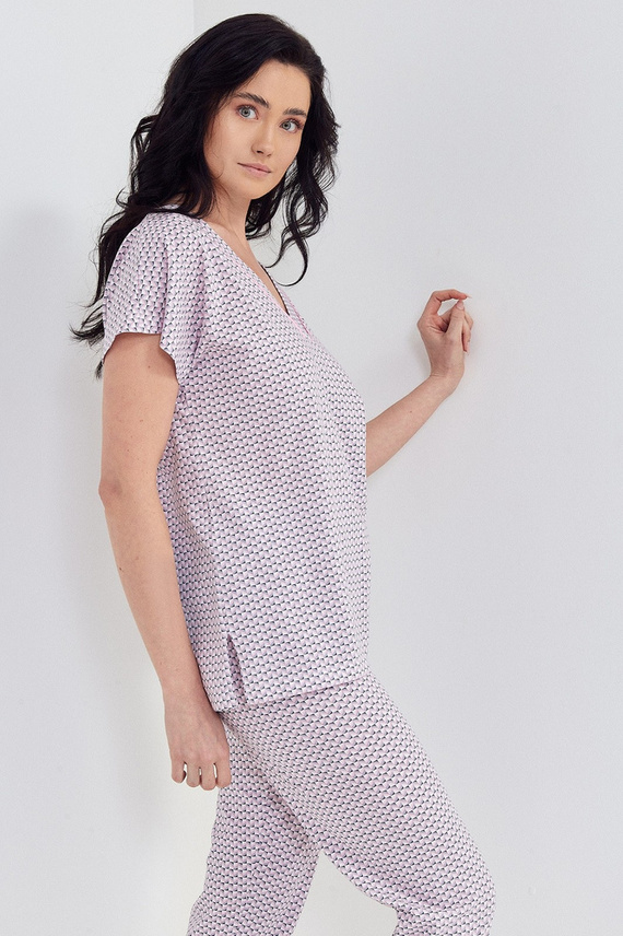 107 Piżama damska Cana -różowy