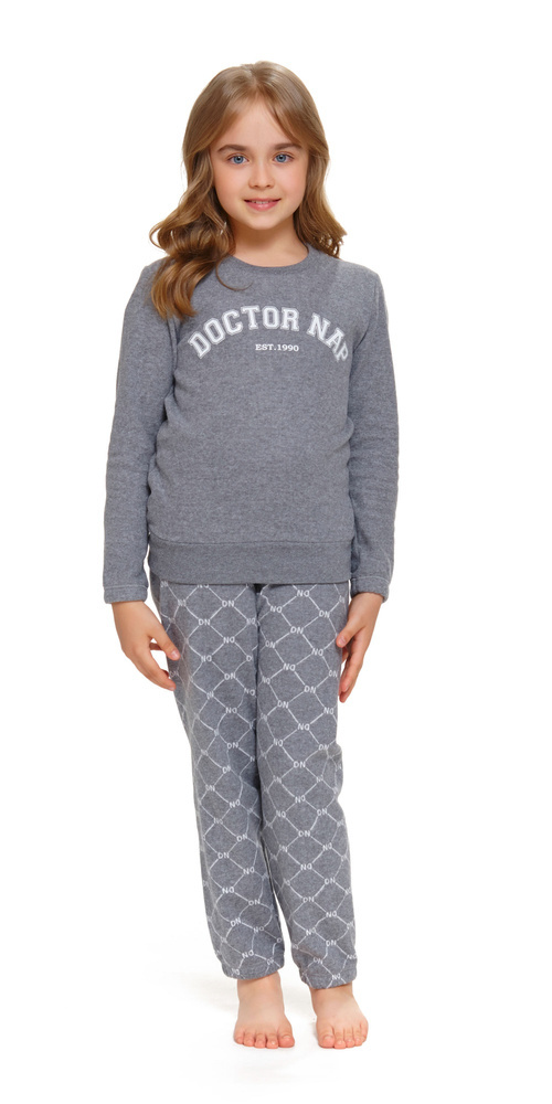 Piżama dziecięca 5243 Unisex Doctor Nap - grey