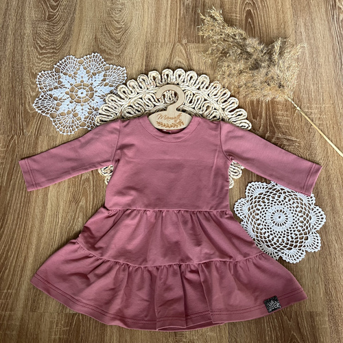 SE052 Mamatti Sukienka z długim rękawem