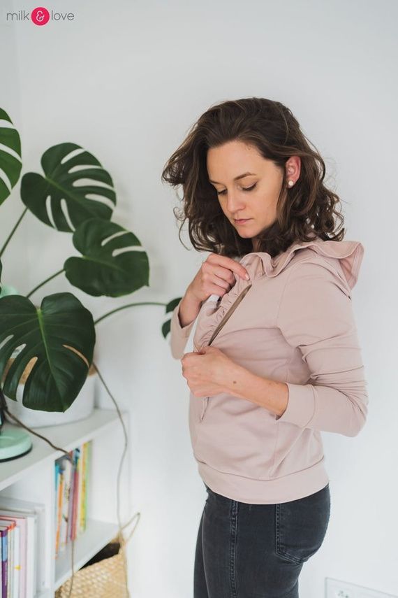 Milky Waves Milk&Love Bluzka do karmienia beżowy