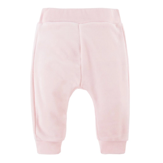 Run&Fun Eevi Dres welurowy, komplet - jasny różowy