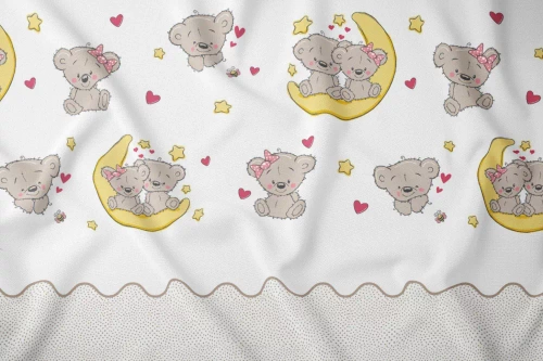 2896 D Kraina Snów Pościel dziecięca bawełniana misie Karo 