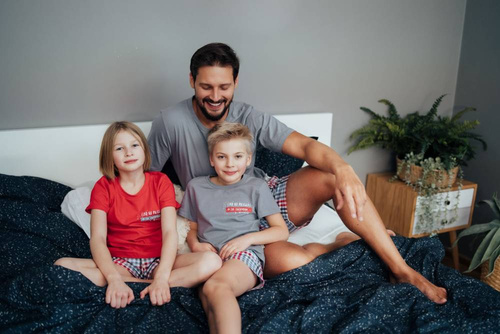 Piżama dziecięca 4432 Unisex Doctor Nap - red