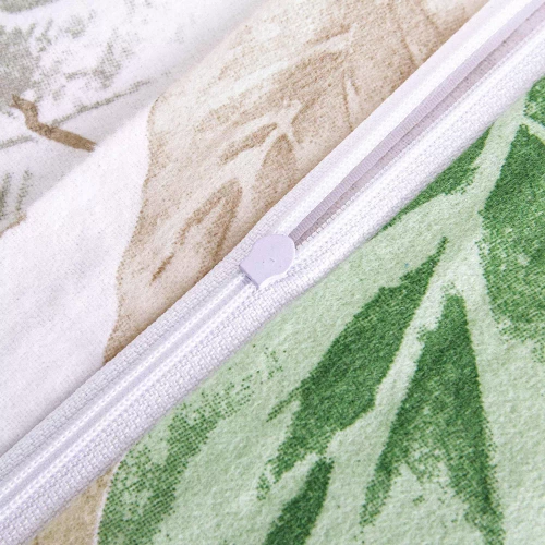 31505/2 Pościel flanelowa liście Darymex beżowy