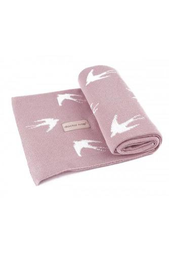 2108 Doctor Nap Kocyk bambusowy Swallow - rose