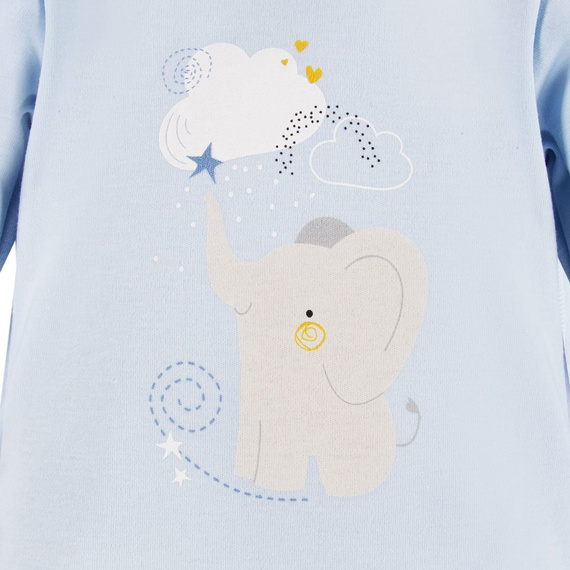 Mellow Ewa Klucze Body z długim rękawem - niebieski