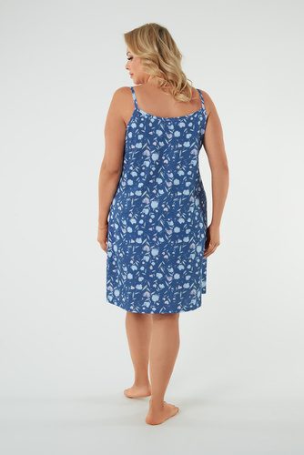 Tulip koszula nocna, wąskie ramiączko Italian Fashion - druk