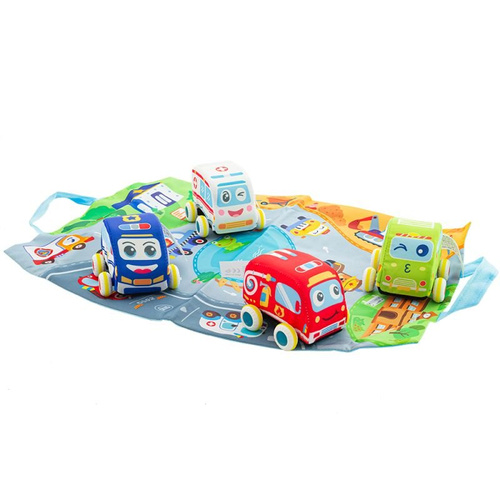EBZHE0219 Zabawka miękkie samochodziki Eurobaby