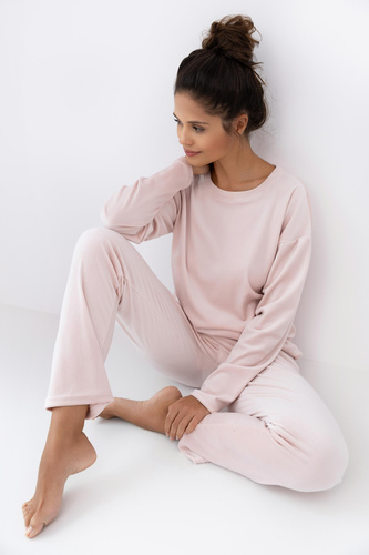 Harmony Piżama welurowa Homewear Sensis – polska produkcja, długi rękaw i spodnie