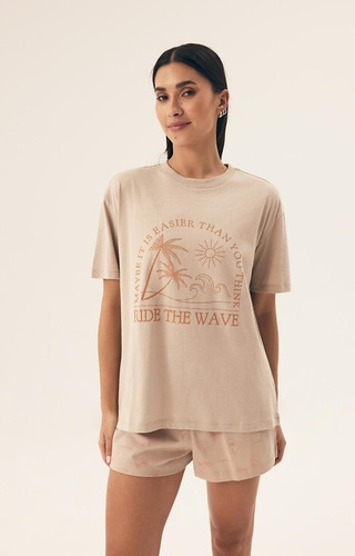 42672 Nules Piżama Damska Henderson - nude