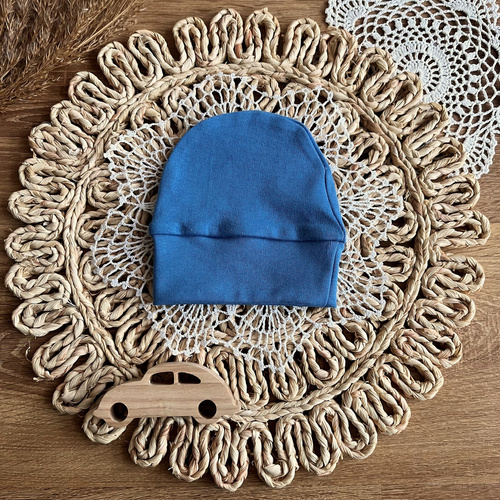 CN13662 Jeans Mamatti Czapka niemowlęca