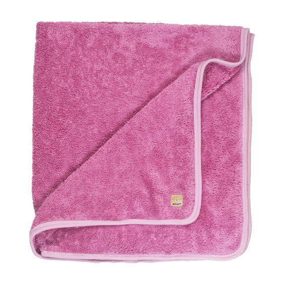 Kocyk polarowy niemowlęcy Martex brudny róż