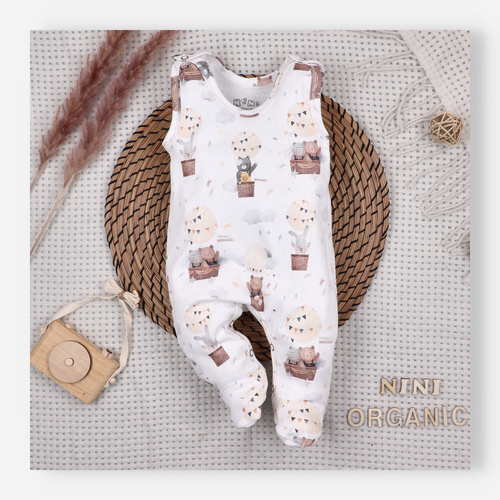 ABN-5658 Nini Śpiochy Niemowlęce 100% Bawełna Organiczna Balloon Friends– Polska Produkcja