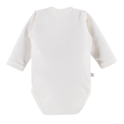 Ceremony Eevi Body rozpinane prążkowane - ecru