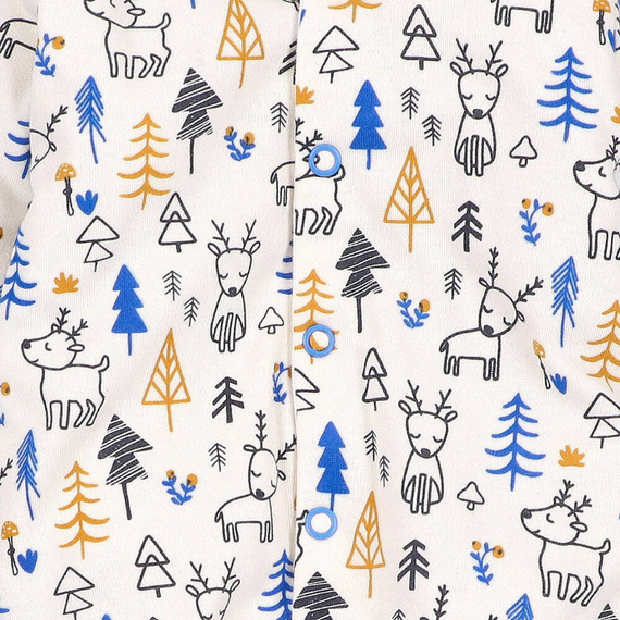 ABN-4598/JEL Jelonki Body kopertowe z bawełny organicznej Nini druk