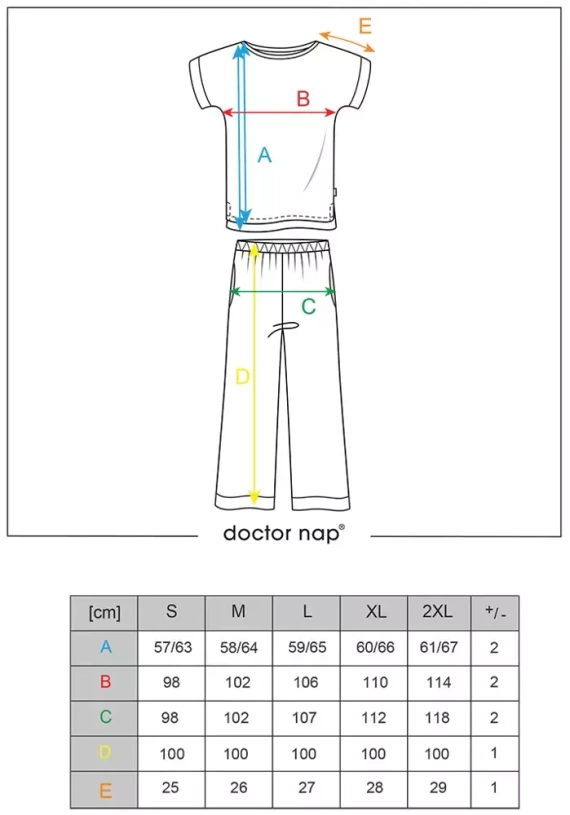 5119 Piżama Damska Doctor Nap - beige