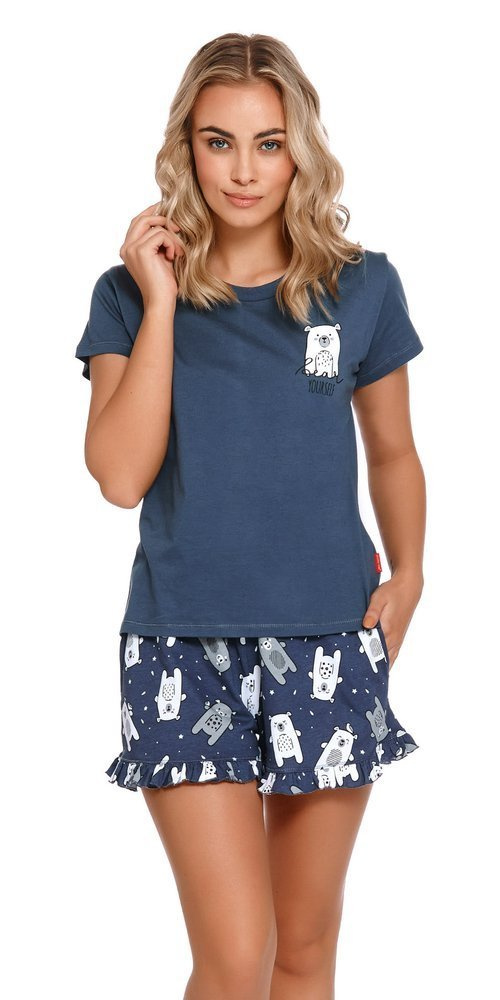4219 Piżama Damska Doctor Nap - deep blue