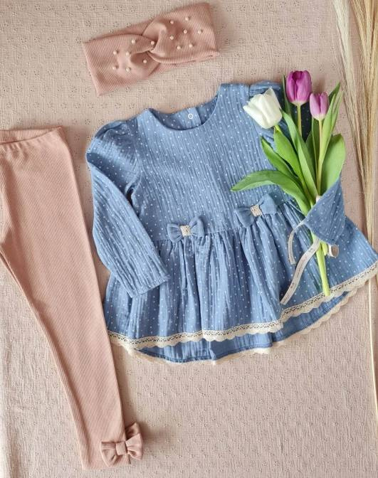 3411 Sophie Legginsy Marija - beżowy