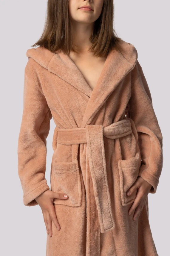 Bear szlafrok dziecięcy Kids Envie rose pink