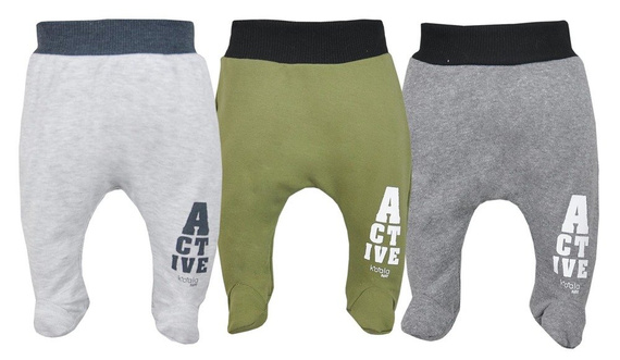 Półśpioch bawełniany "ACTIVE" Koala jasno szary